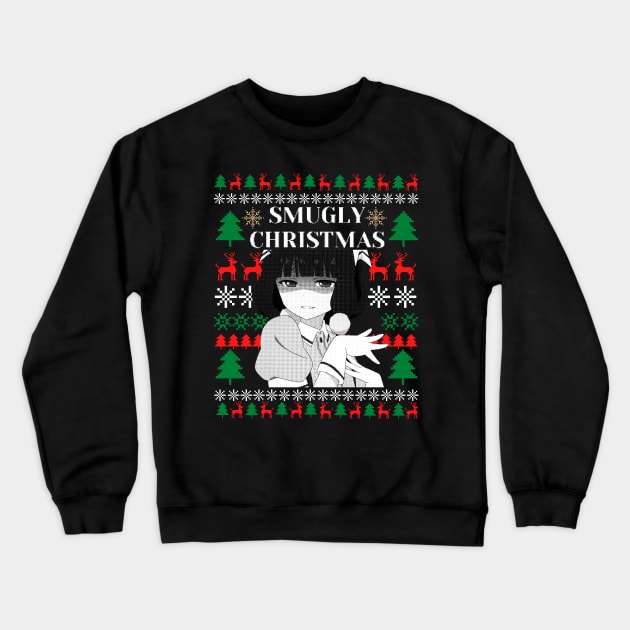 Smugly Christmas sweater Crewneck Sweatshirt by Shirt Vibin